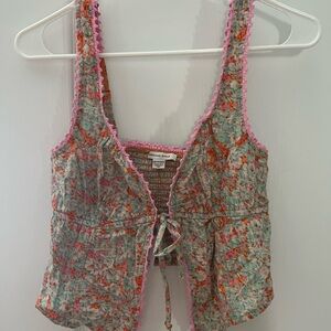 Floral Women's Top - Multicolor